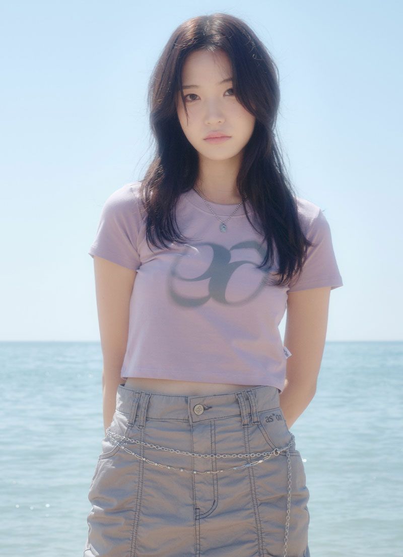 ★ason★ HOLIDAY CROPPED TSHIRT PALEPURPLE P0000BSO000A MUSINSA | ASON HOLIDAY CROPPED T-SHIRT / PALE-PURPLE