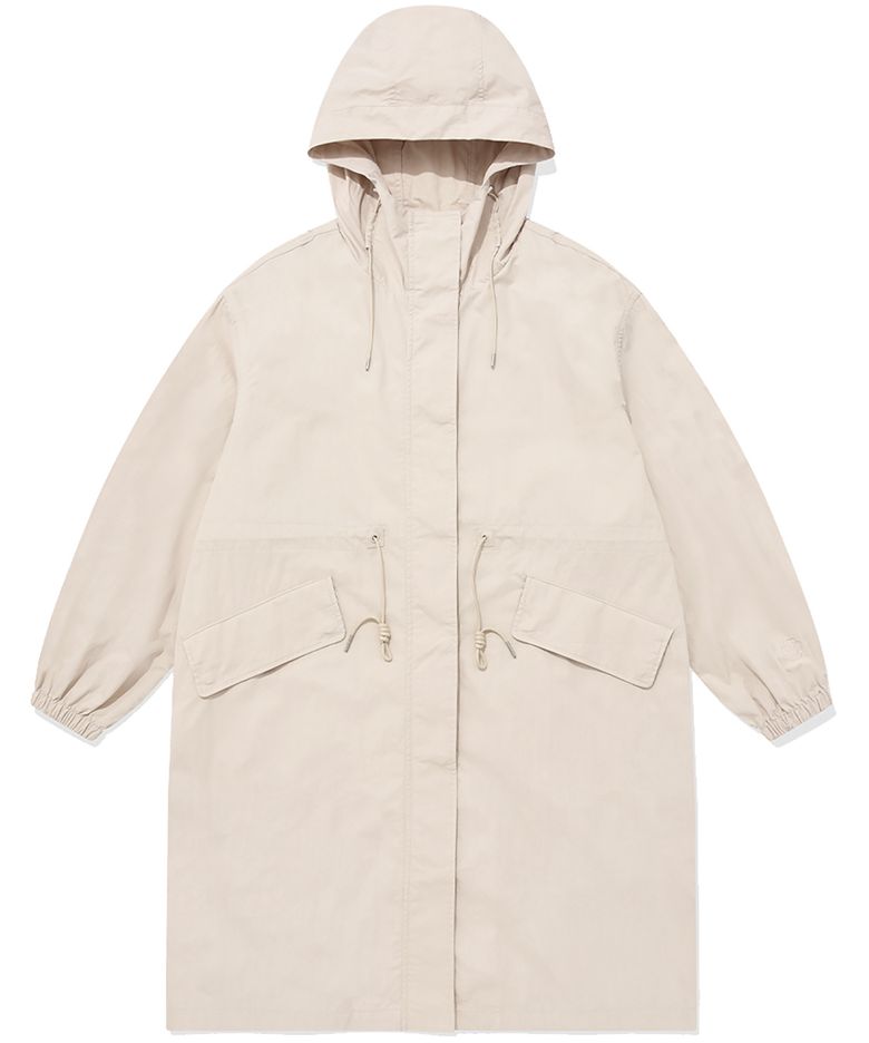 우먼 피쉬테일 코트 Beige