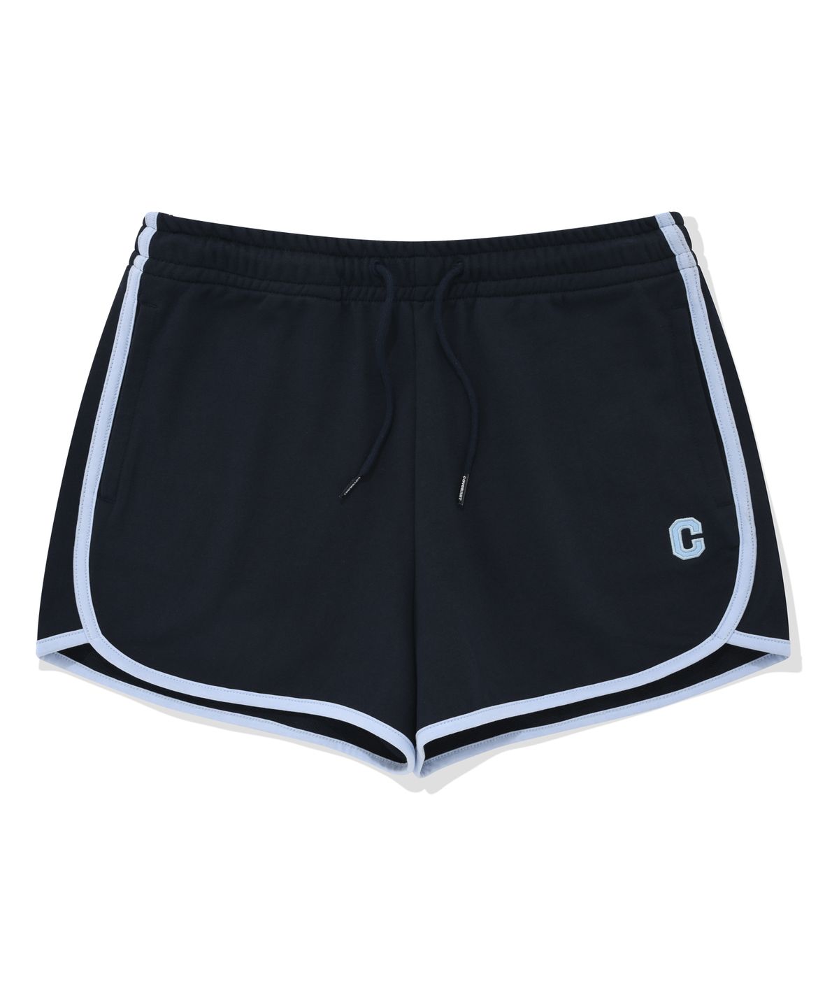 커버낫 우먼(COVERNAT WOMAN) 우먼 C 로고 스웻 쇼츠 Navy