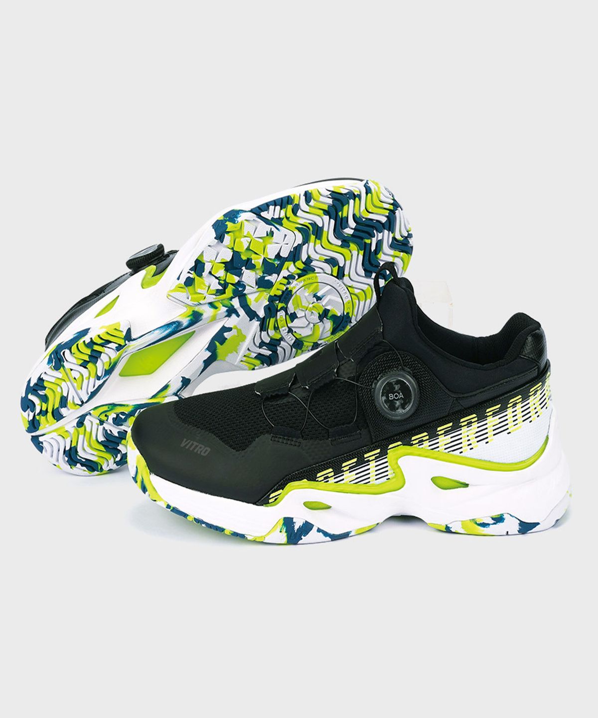 비트로(VITRO) 남녀공용 테니스화 에스텔라2 ESTELLA 2(BLACK/LIME)
