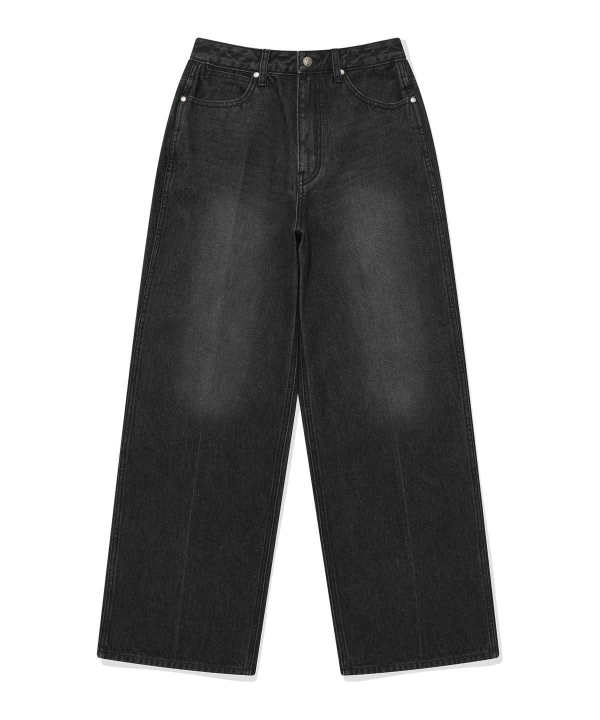 커버낫 우먼(COVERNAT WOMAN) [COVERNAT X WRANGLER] 우먼 오리지널 레직기 데님 팬츠 Dark Gray