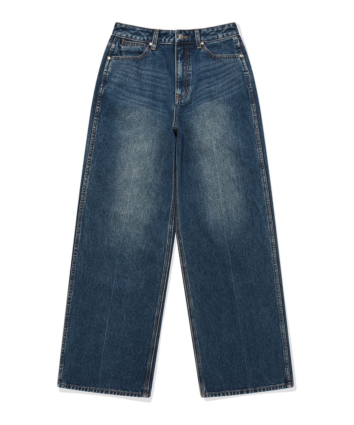 커버낫 우먼(COVERNAT WOMAN) [COVERNAT X WRANGLER] 우먼 오리지널 레직기 데님 팬츠 Indigo Medium