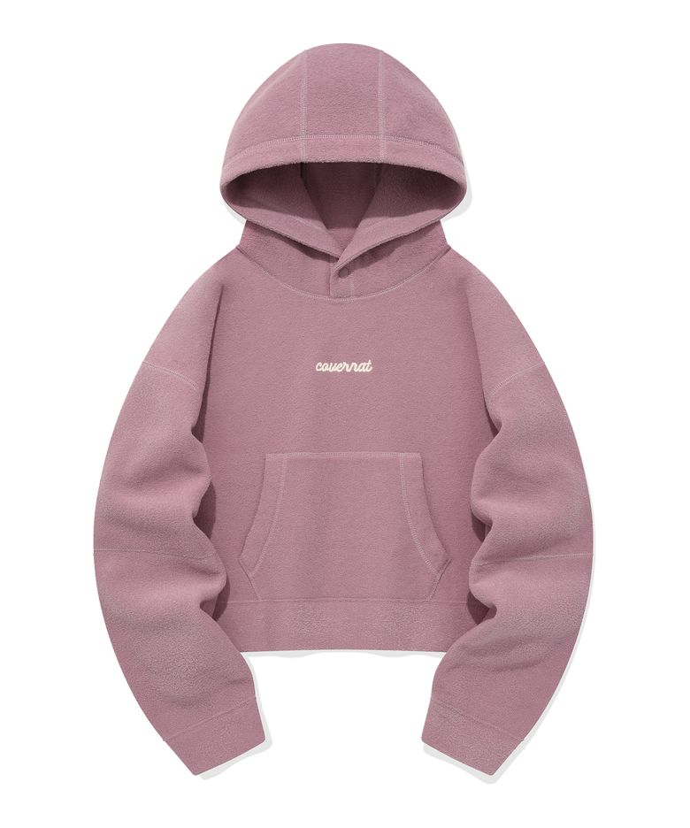우먼 기모 테리 후디 Lavender