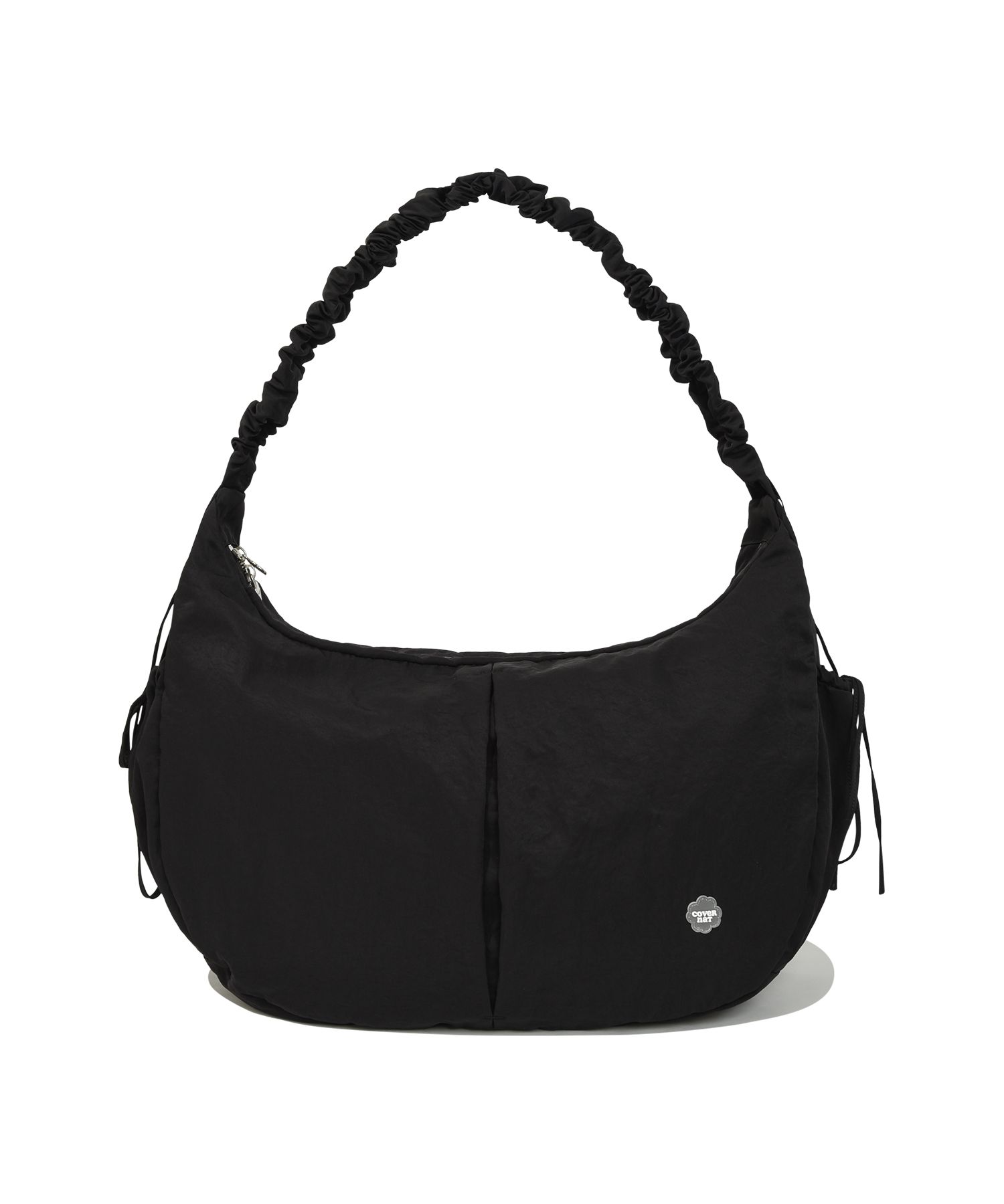 ★COVERNAT WOMAN★ Clover heart shirring big nylon hobo bag MUSINSA | COVERNAT WOMAN Clover Heart Shirring Big Nylon