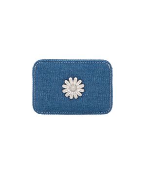 데이지 슬림 미니 교통 카드지갑 데님