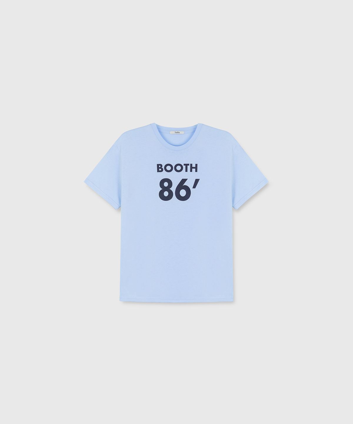 타일레(TAILLE) BOOTH 86 SOUVENIR T-SHIRT REO BLUE