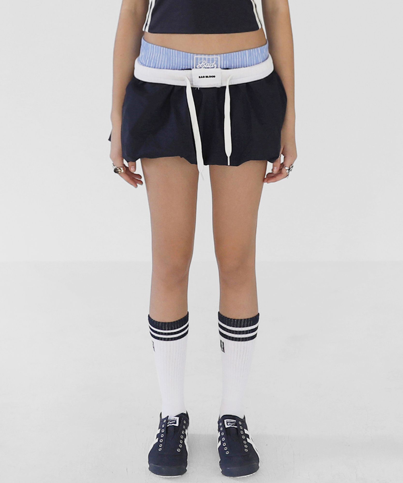 【BADBLOOD】Dark Billy Nylon Balloon Mini Skirt Badblood Dark Billy Nylon Balloon Mini Skirt Black – BBGSHOPHK