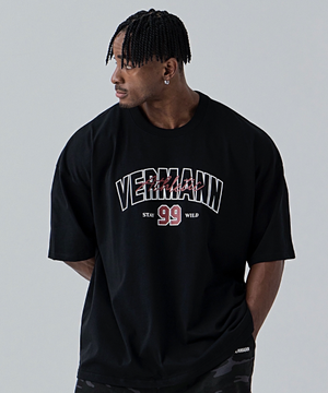 99 로고 오버핏 반팔티 4colors