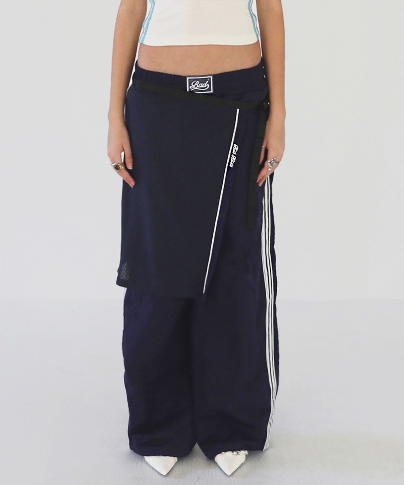 ◎BADBLOOD◎ Billy SS Track Pants Navy w-pts24-028 MUSINSA | BADBLOOD Billy SS Track Pants - Navy
