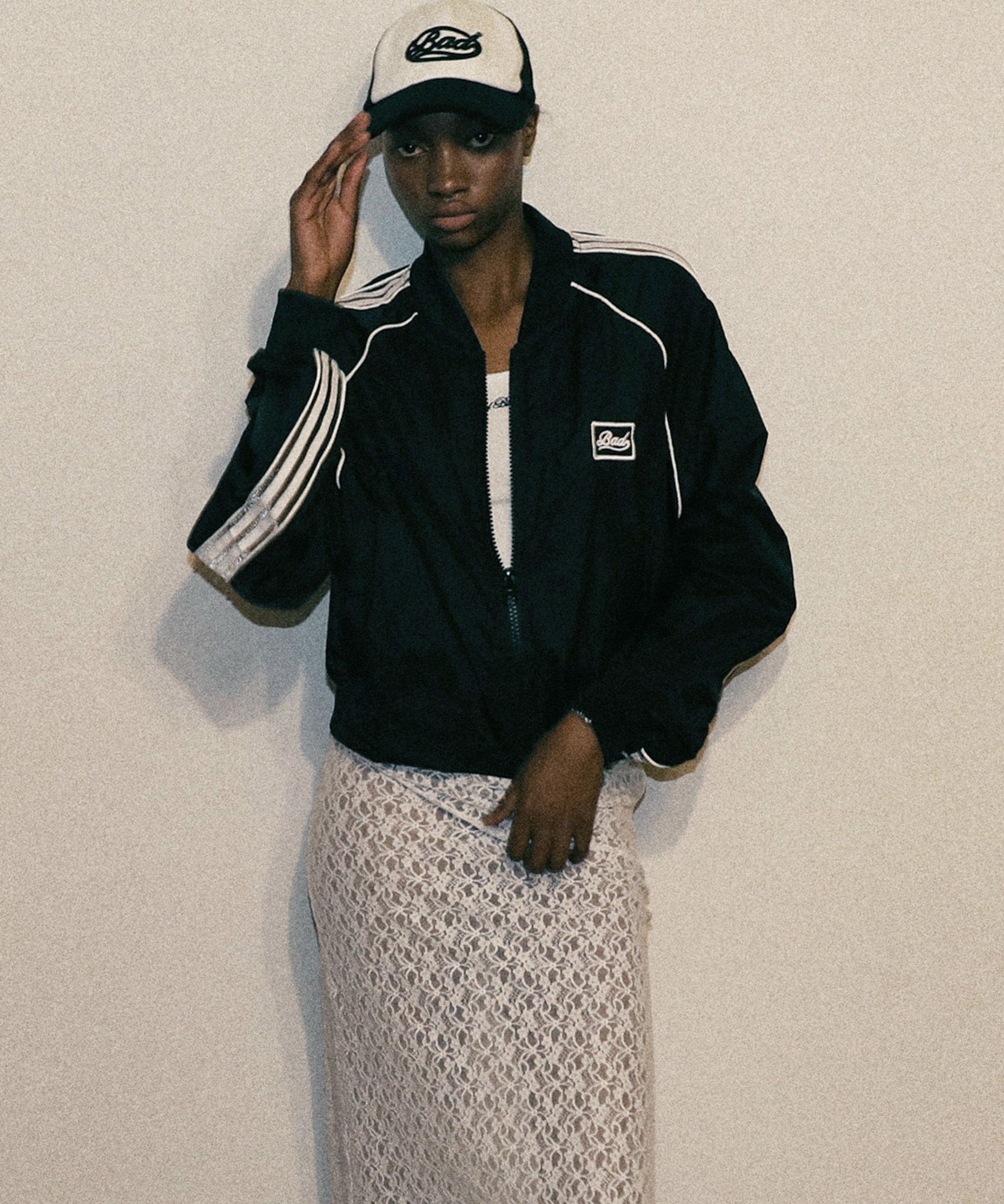 MUSINSA公式 | BADBLOOD Billy SS Track Jacket - Black