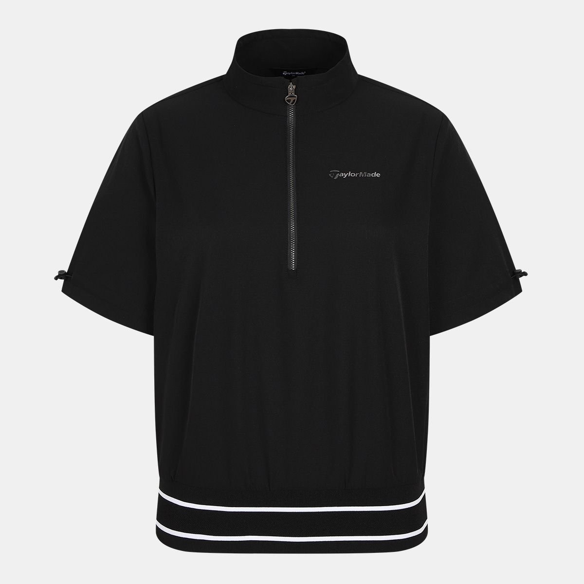 테일러메이드 어패럴(TAYLORMADE APPAREL) 여성 하이넥 아노락 반팔 티셔츠 TTN-61HG06-199
