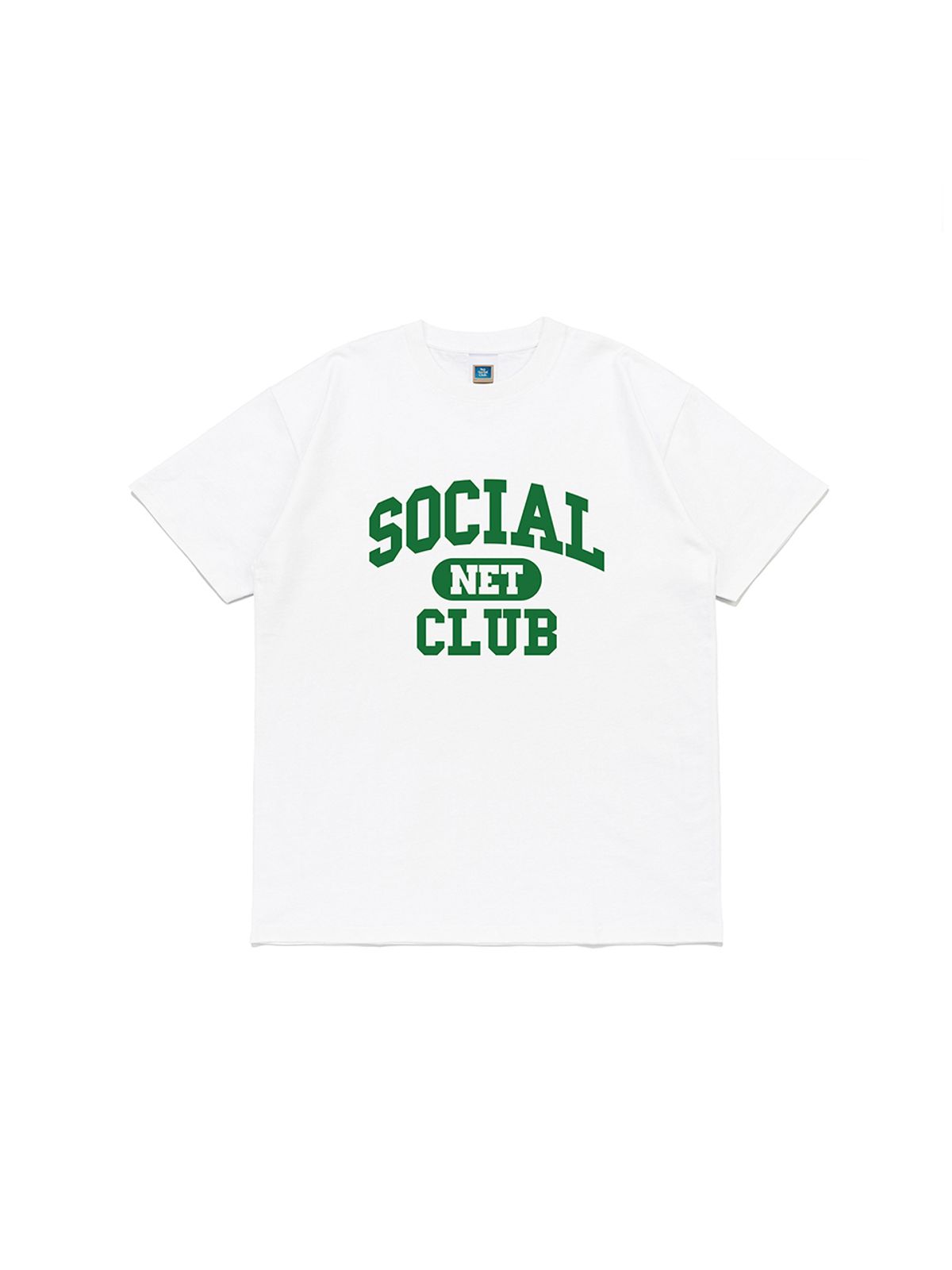 넷소셜클럽(NET SOCIAL CLUB) SNC 컬리지 반팔티 (화이트)