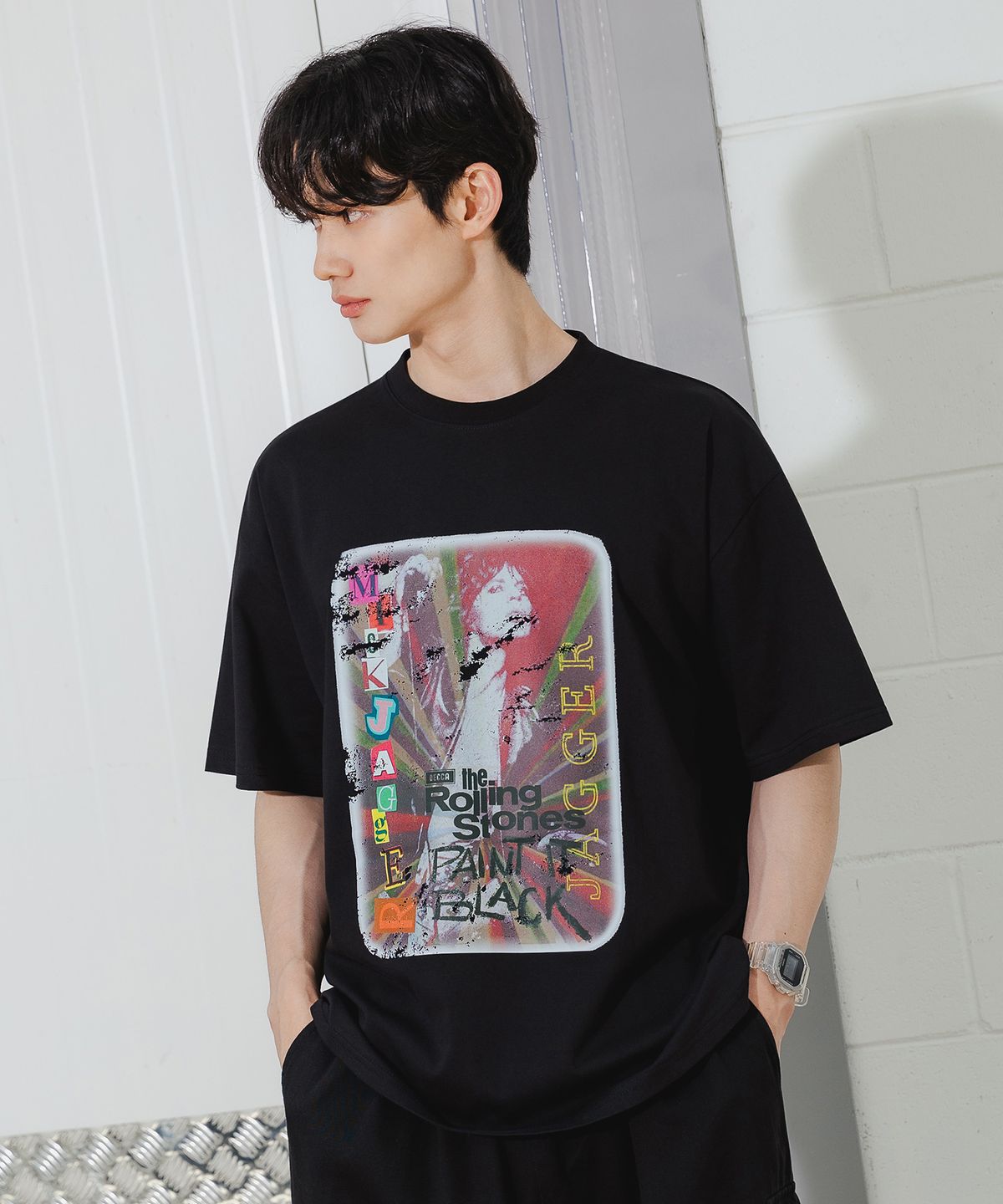 앨빈클로(ALVINCLO) JAGGER 오버핏 반팔티 AST4559 (2 COLOR)
