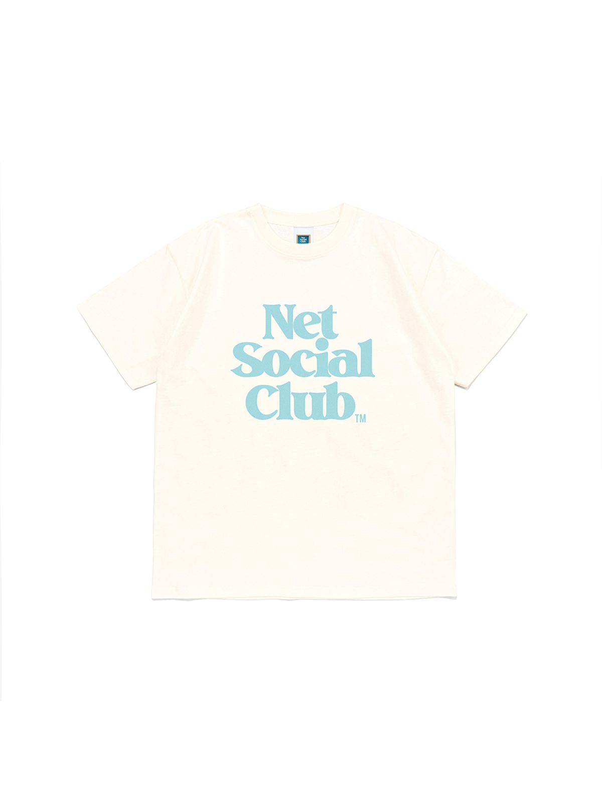 넷소셜클럽(NET SOCIAL CLUB) 비비드 OG 로고 반팔티 (아이보리)