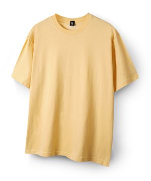 스탠다드 무지 라운드 반팔 티셔츠 HA-1030 HAR1002 옐로우