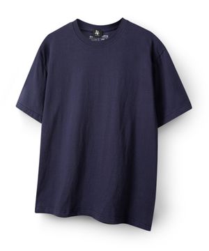 스탠다드 무지 라운드 반팔 티셔츠 HA-1030 HAR1002 네이비