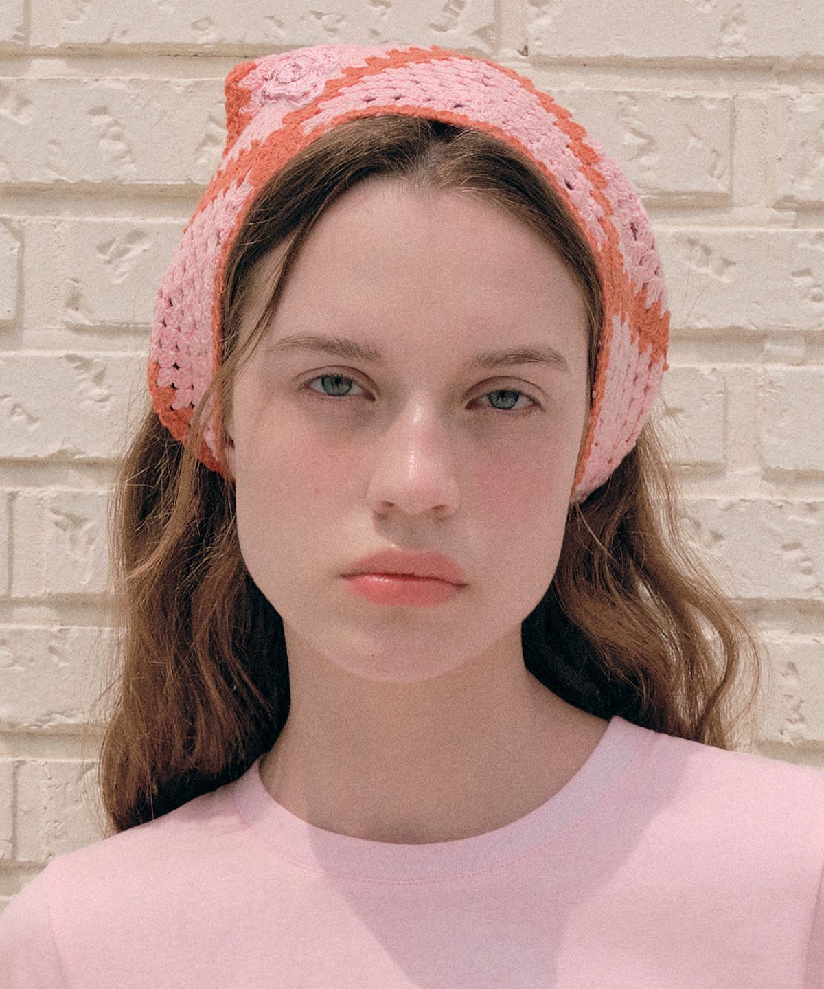 로라로라(ROLAROLA) CORSAGE CROCHET BANDANA SM+PK