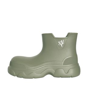 레니 레인부츠 그래핀 인솔 장화_카키