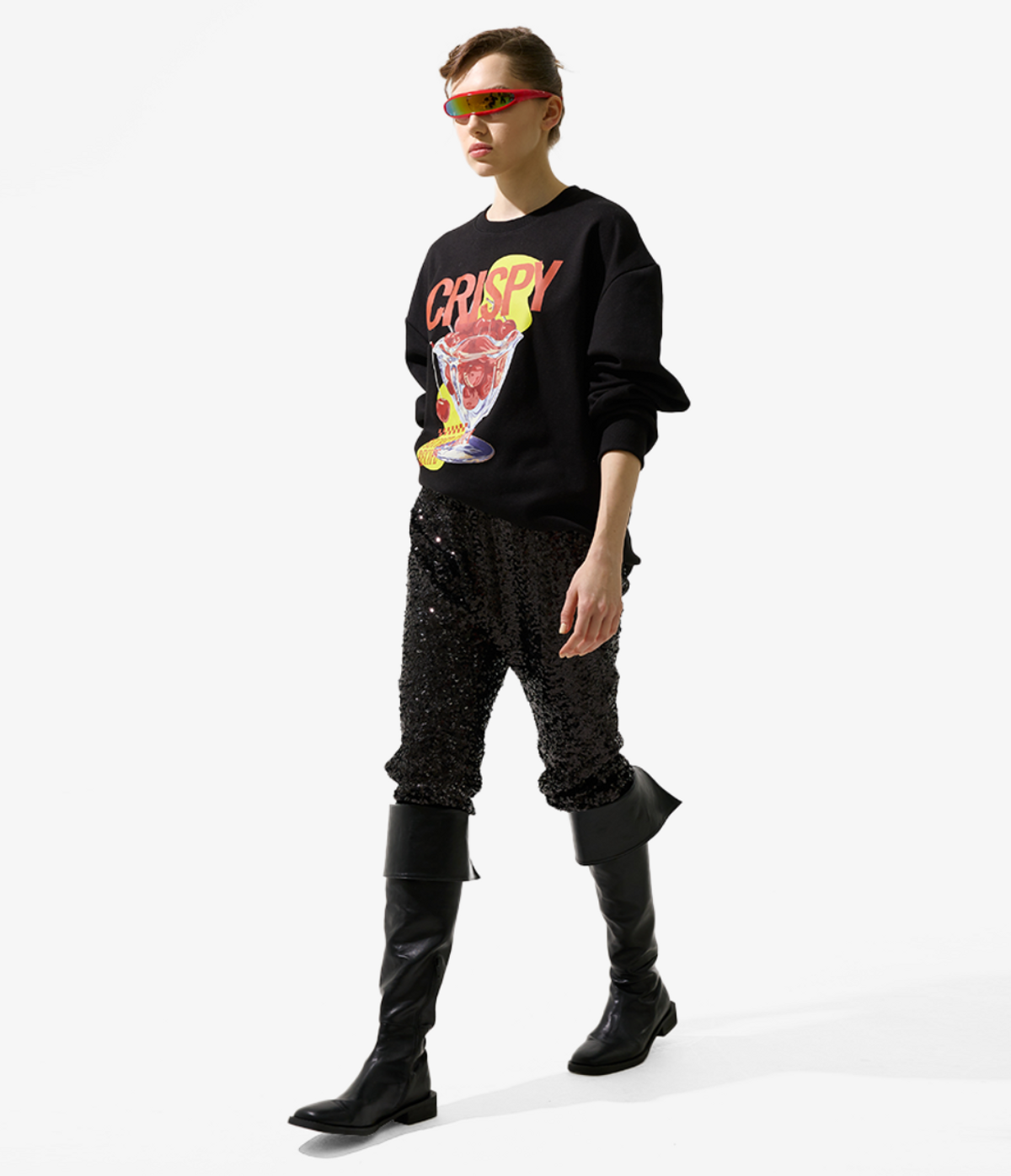 크리스피(CCCRISPYYY) Cup Cherry Sweatshirt