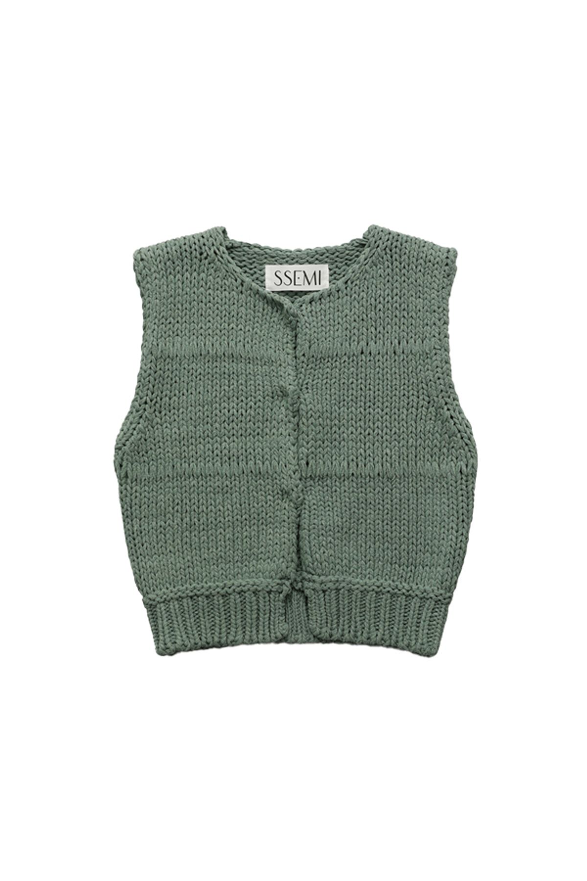 쎄미(SSEMI) HANJI KNIT VEST(MT)
