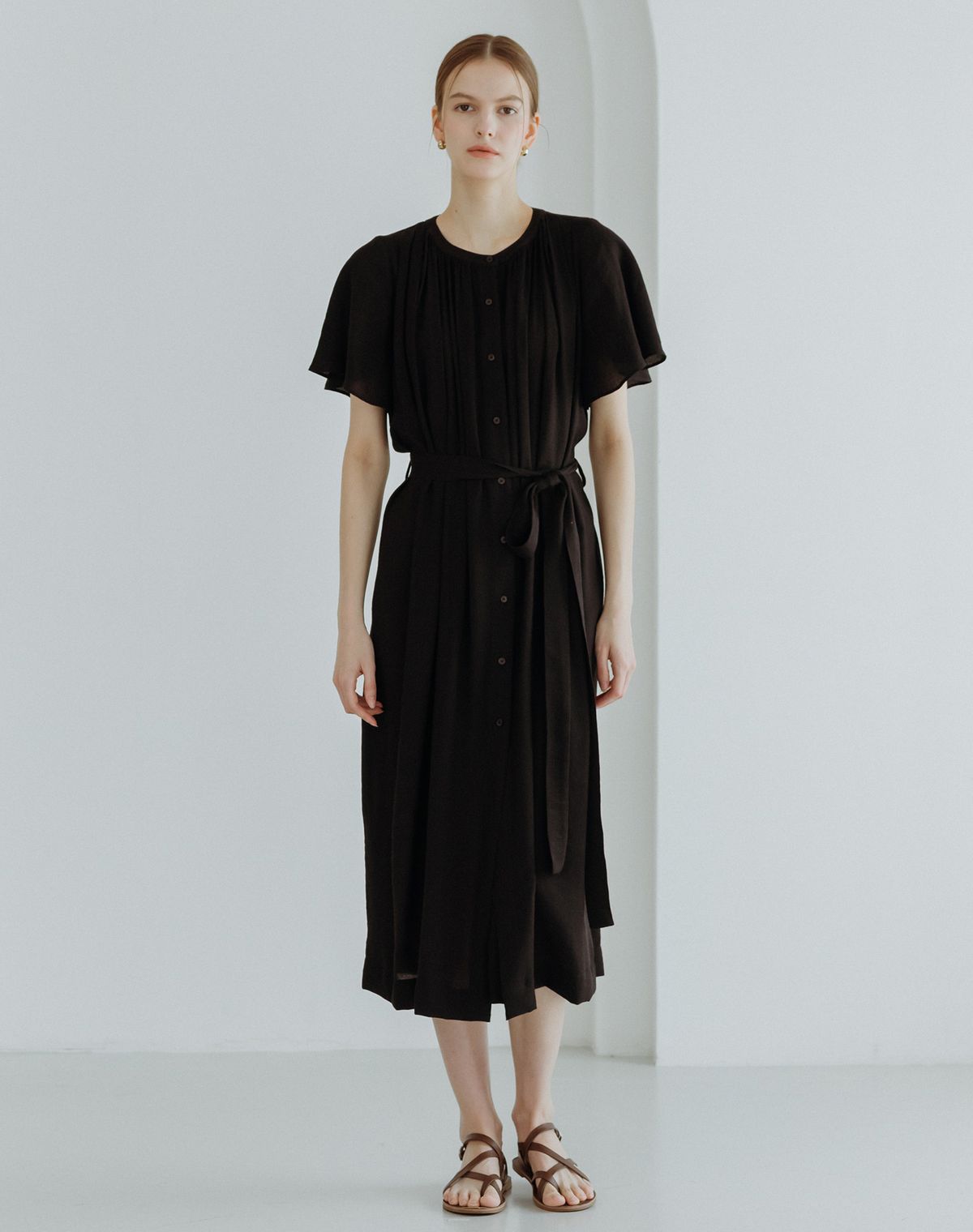 지에마르(GIEMAR) 섬머 롱 드레스 블랙 SUMMER LONG DRESS BLACK