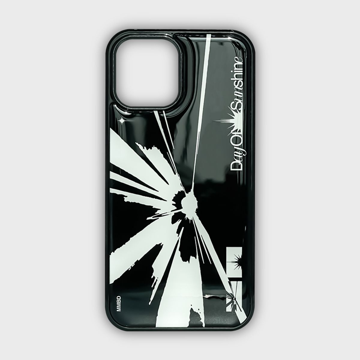 메모리즈바운더리(MEMORIESBOUNDARY) DOS Sunshine Graphic Phone Case (BK)