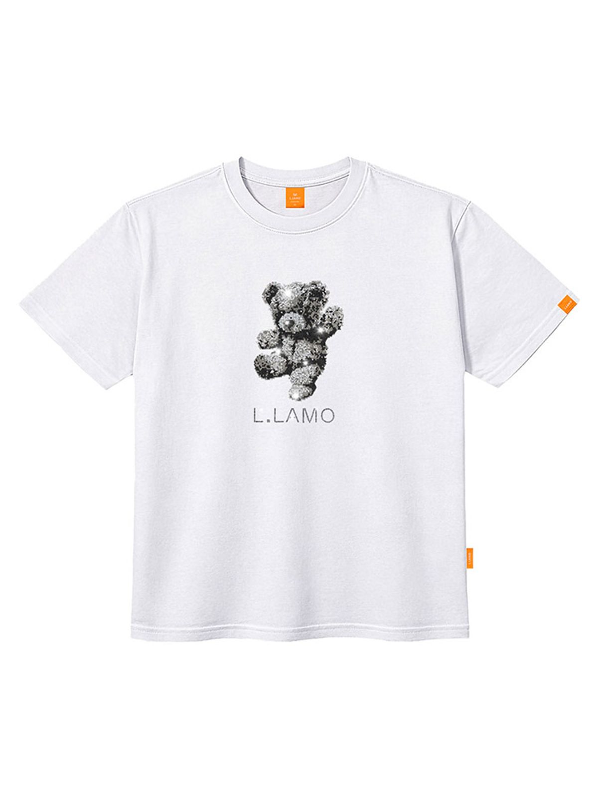 엘라모(LLAMO) 큐빅달 반팔티셔츠 남녀공용 빅사이즈 S~4XL