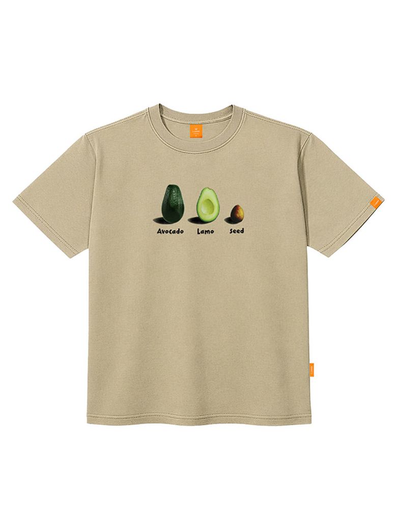 아보카도 반팔티셔츠 남녀공용 빅사이즈 S~4XL