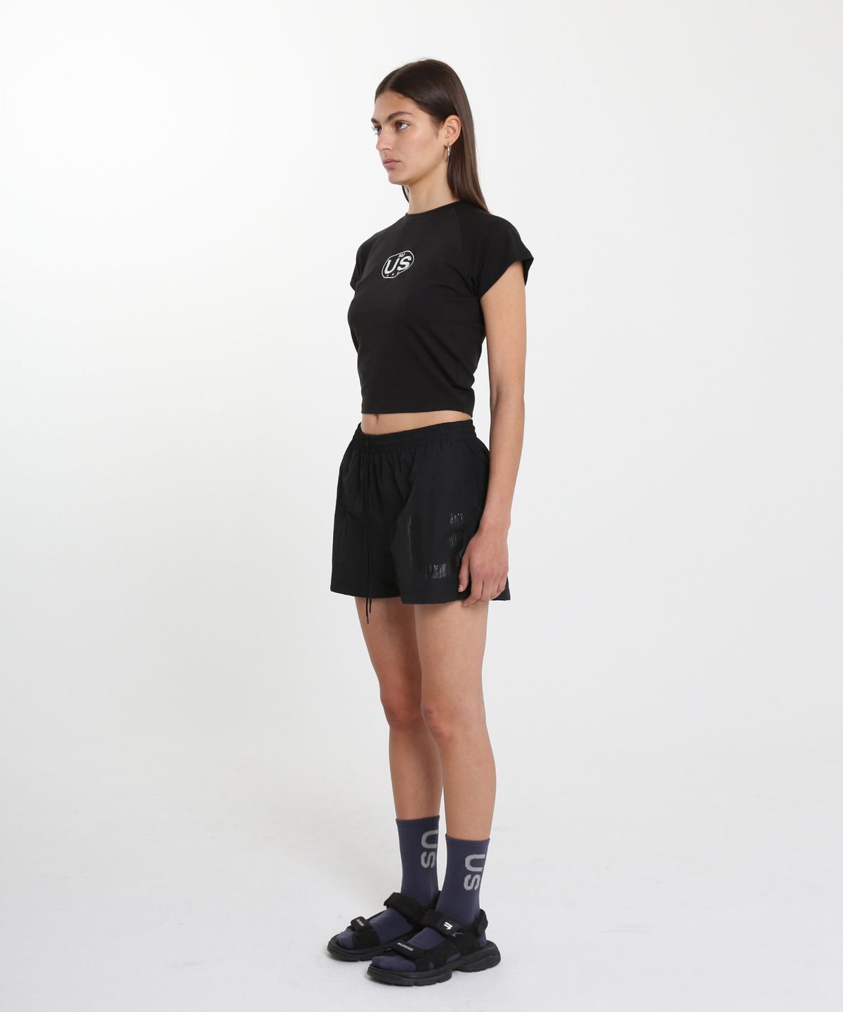에스이오(s/e/o) US NYLON SHORTS_BLACK