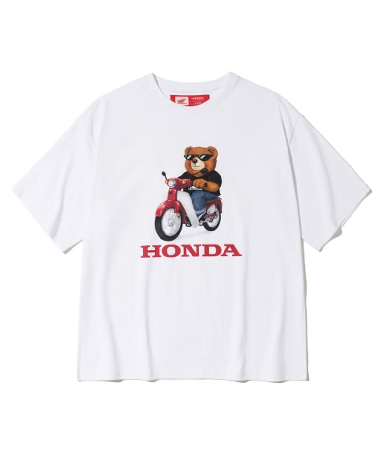 [3천원 결제혜택] Honda Bear T-shirt White