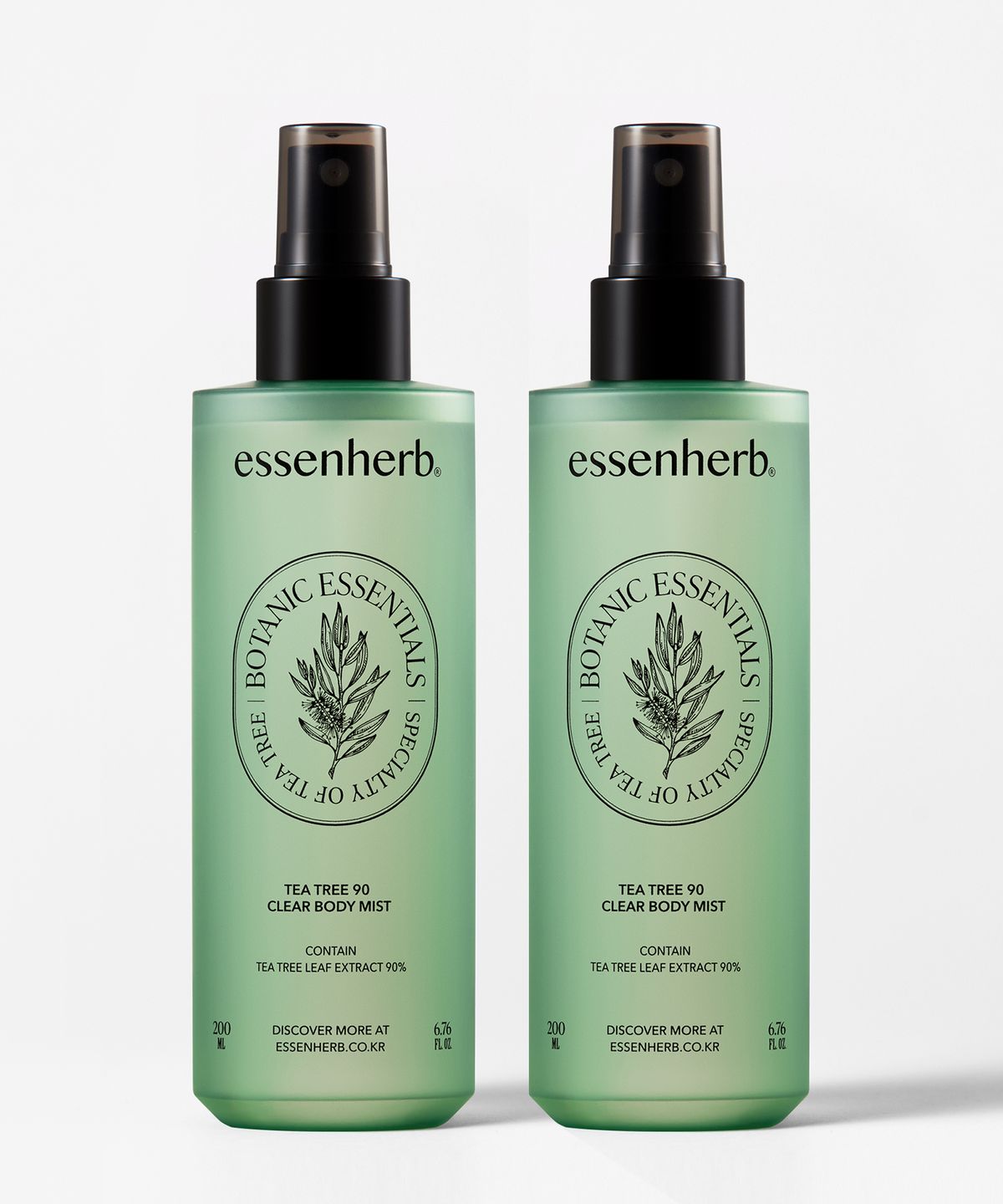 에센허브(ESSENHERB) [2개] 티트리 90 클리어 바디 미스트 200ml x2