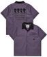 에일리언 아트웍 볼링 반팔 셔츠 퍼플