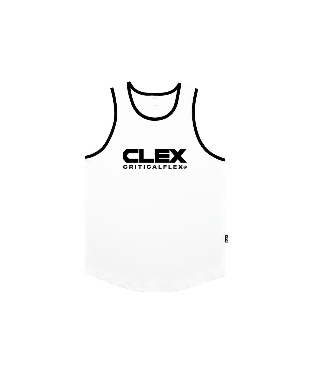 크리티컬플렉스(CRITICALFLEX) 클렉스 로고 민소매 화이트
