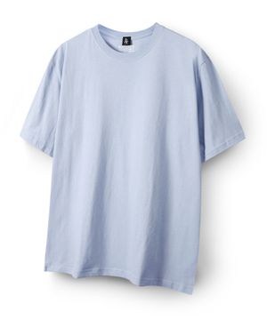 스탠다드 무지 라운드 반팔 티셔츠 HA-1030 HAR1002 스카이