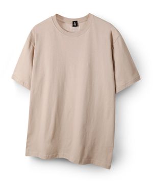 스탠다드 무지 라운드 반팔 티셔츠 HA-1030 HAR1002 연베이지