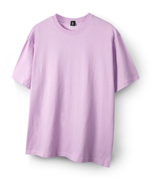 스탠다드 무지 라운드 반팔 티셔츠 HA-1030 HAR1002 연보라
