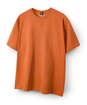 스탠다드 무지 라운드 반팔 티셔츠 HA-1030 HAR1002 오렌지