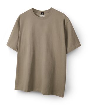 스탠다드 무지 라운드 반팔 티셔츠 HA-1030 HAR1002 카키