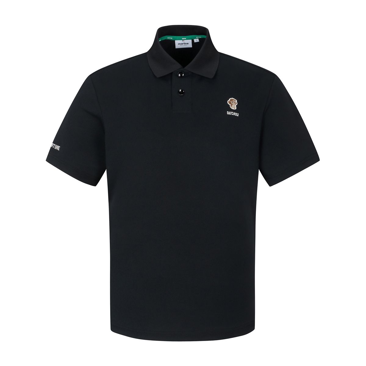 마틴골프(MARTINE GOLF) Collaboration Polo Shirts_Black (Men)