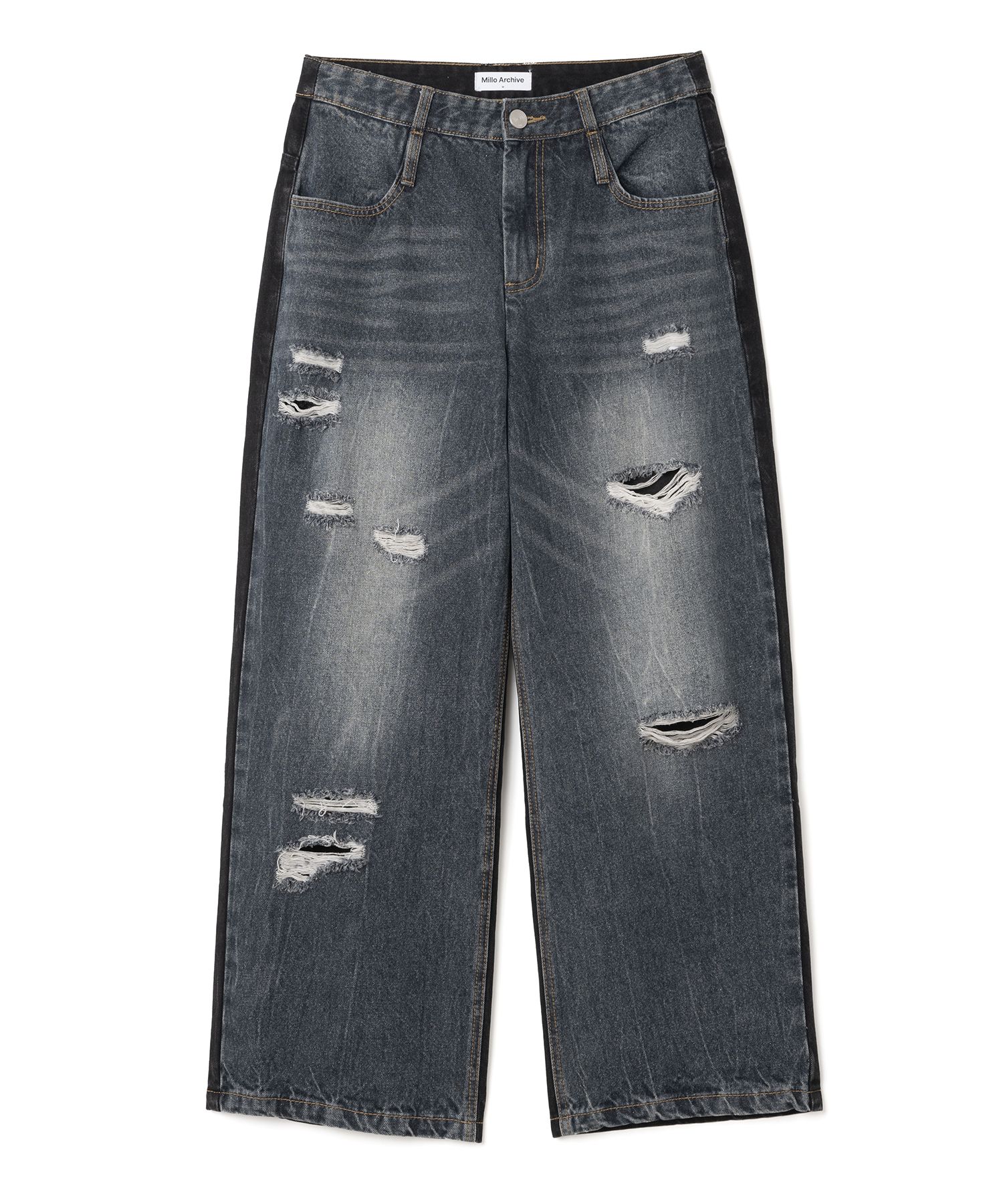 MILLO ARCHIVE ♥ Damage Flare Knit Pants /追跡付 New Millo Archive Web Store - BOTTOM - Millo Archive