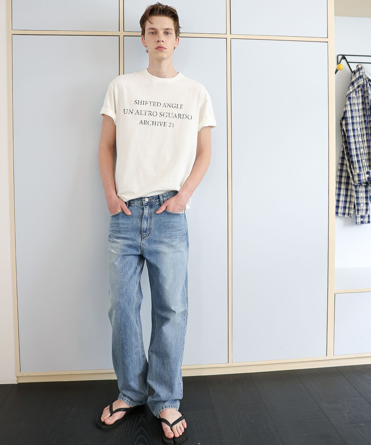 애니타임로릭(ANYTIME LOREAK) IRIS DENIM PANTS - BLUE