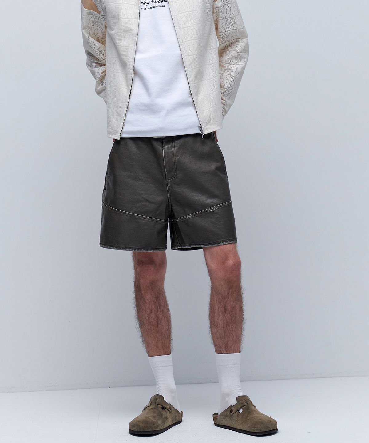 애니타임로릭(ANYTIME LOREAK) CACTUS VINTAGE SHORTS - KHAKI