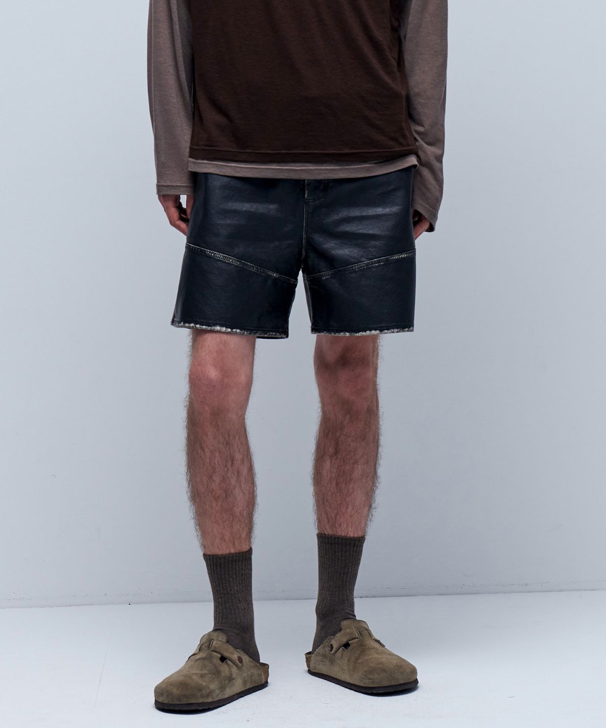 애니타임로릭(ANYTIME LOREAK) CACTUS VINTAGE SHORTS - BLACK