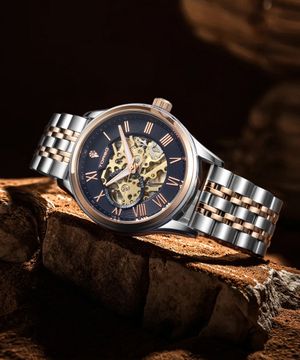 T603M-RLC 엘리시온 스켈레톤 오토매틱 다이아몬드 워치 남자 메탈 시계