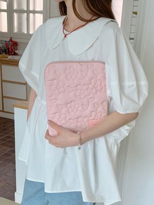 Flower Puffy Ipad Pouch_HC2435PC001M