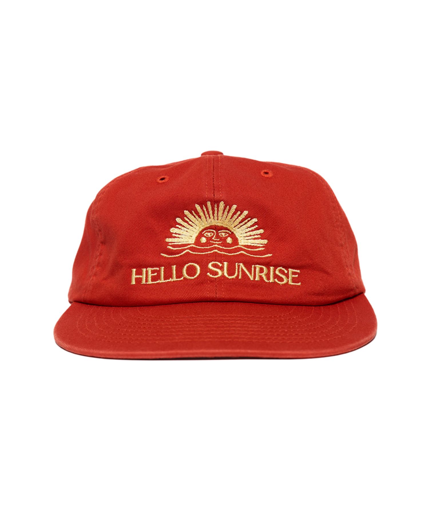 ★Hello Sunrise★ HS Washed OG Logo 6panel CaP HELLO SUNRISE HS Washed OG Logo 6panel Cap