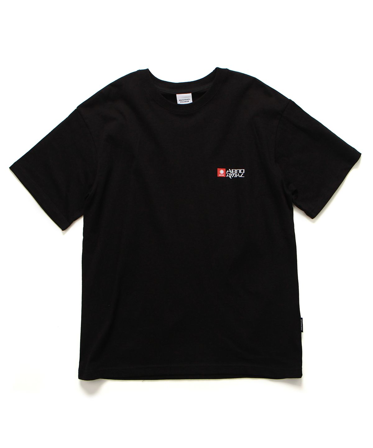 앱놀머씽(ABNORMALTHING) SC 스퀘어 미니 티셔츠 블랙 (SC SQUARE MINI T-SHIRT BLACK)