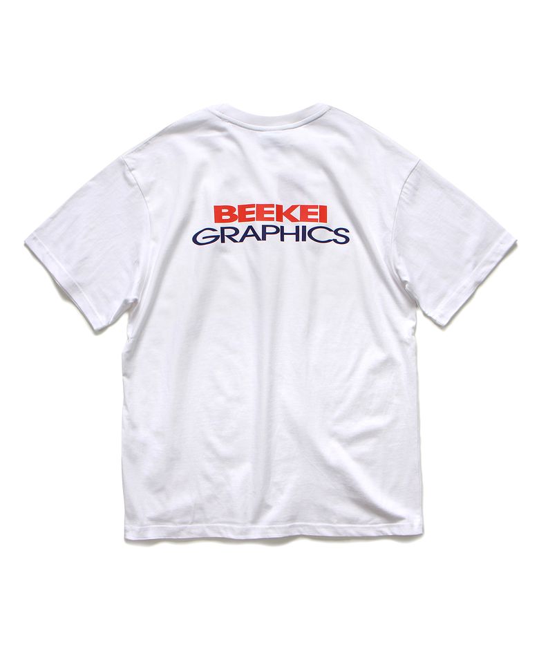 비케이그래픽스 티셔츠 화이트 (BEEKEIGRAPHICS T-SHIRT WHITE)