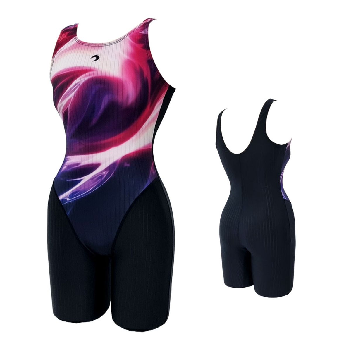 티에스스포츠(TS SPORTS) 여성 U백 5부 반신 실내수영복 M24076