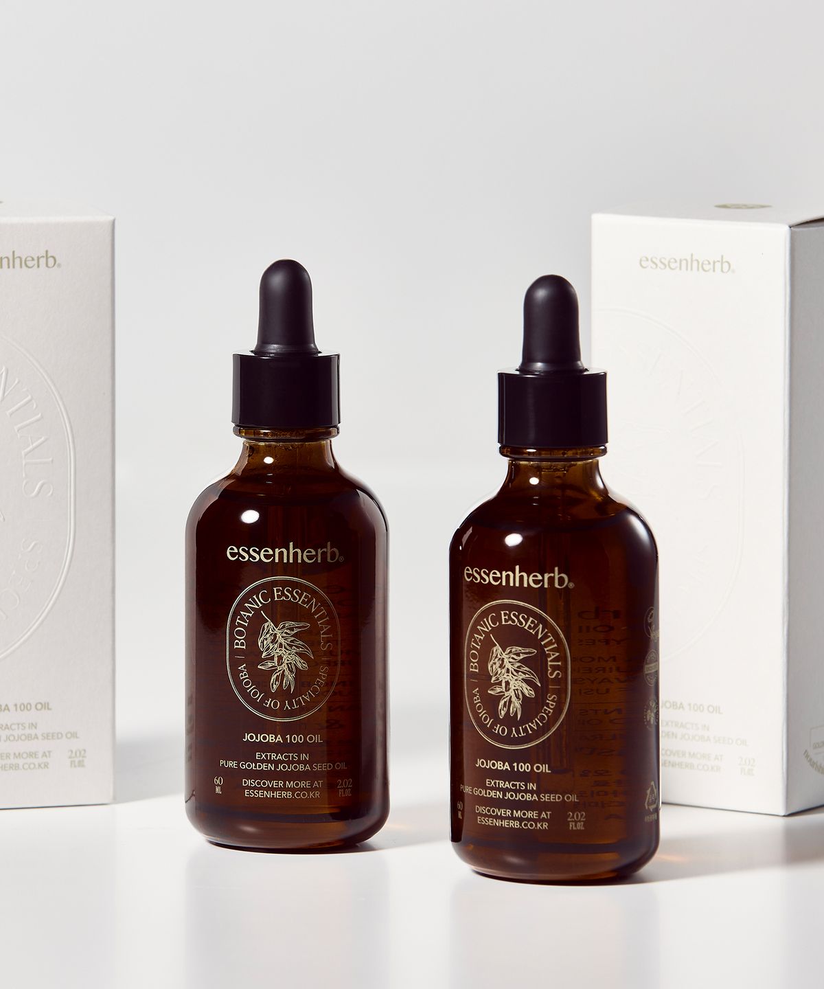 에센허브(ESSENHERB) 호호바 100 오일 60ml 2개